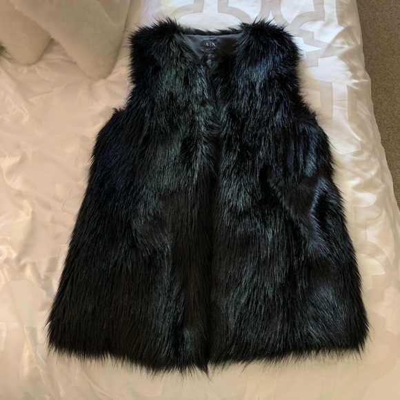 Armani Exchange Jackets & Blazers - Armani Exchange Fur Vest